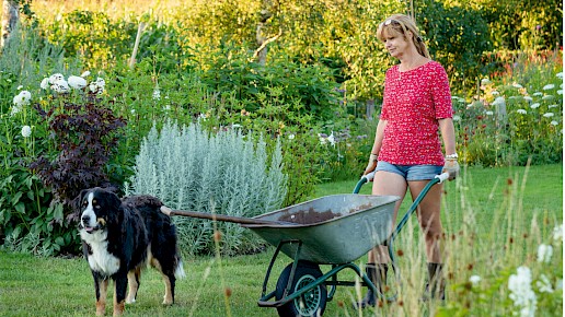 Lily de Boer tuiniert met de natuur mee