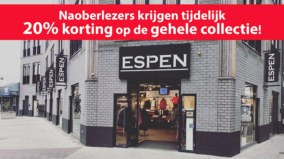 Naoberlezers krijgen 20% bij Espen