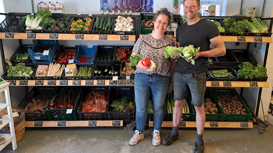 Supermarkt in het bos